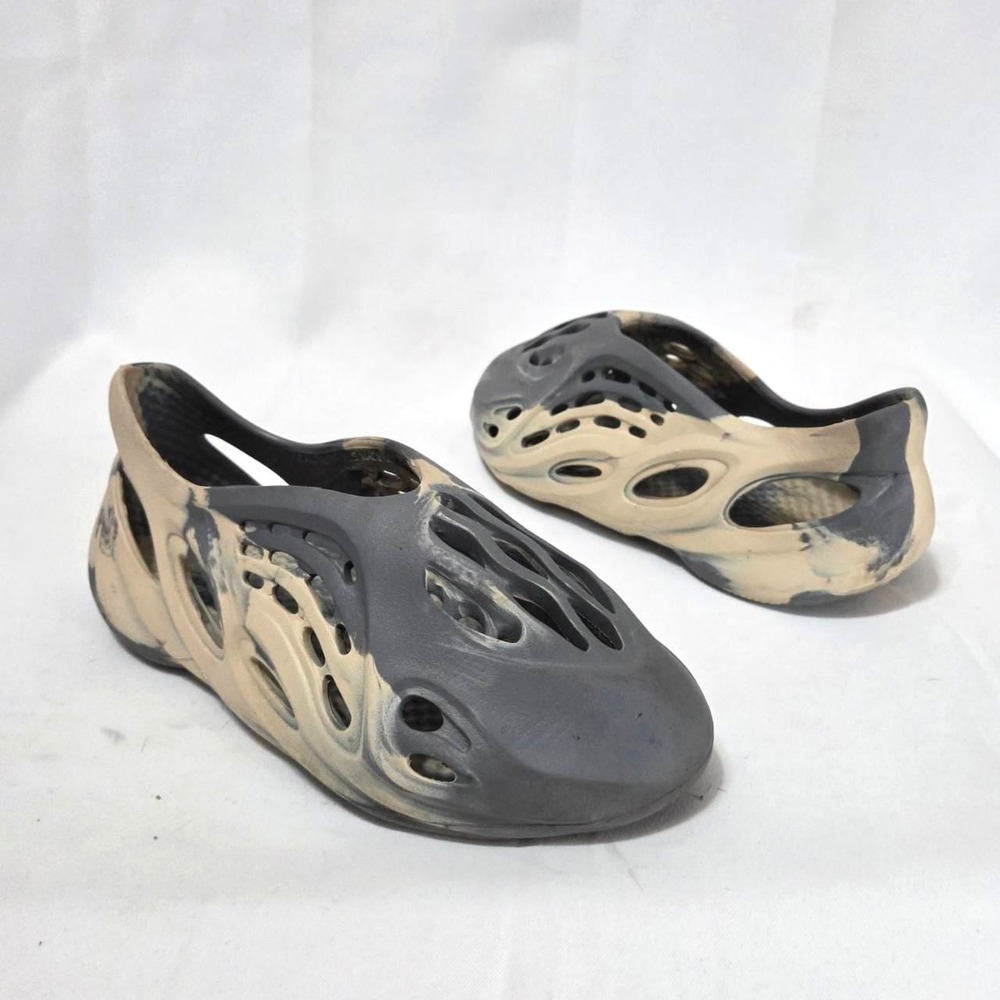 Adidas Yeezy Foam Runner‎ MXT Moon Grey Mens Size 8 Marbled Slip On Clog